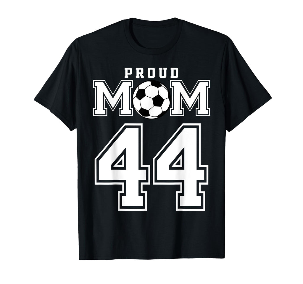 Number 44 Custom Proud Soccer Futbol T-Shirt - Fun Novelty Design Unisex