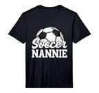 Mens Soccer Nannie Gifts Mothers Day T-Shirt - Graphic Print for Adults