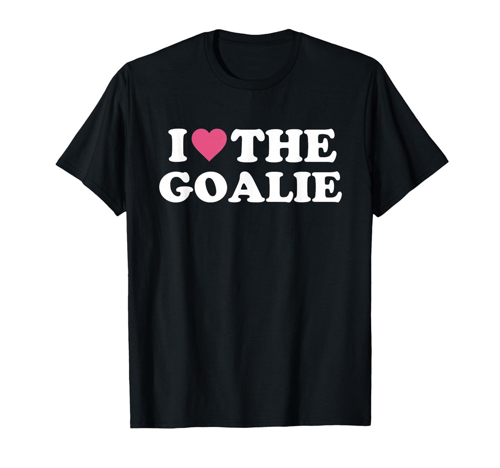 I Love Goalie Soccer Goalie Family Grandma T-Shirt - Graphic Print Unisex