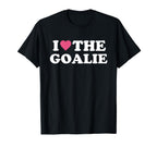 I Love Goalie Soccer Goalie Family Grandma T-Shirt - Graphic Print Unisex