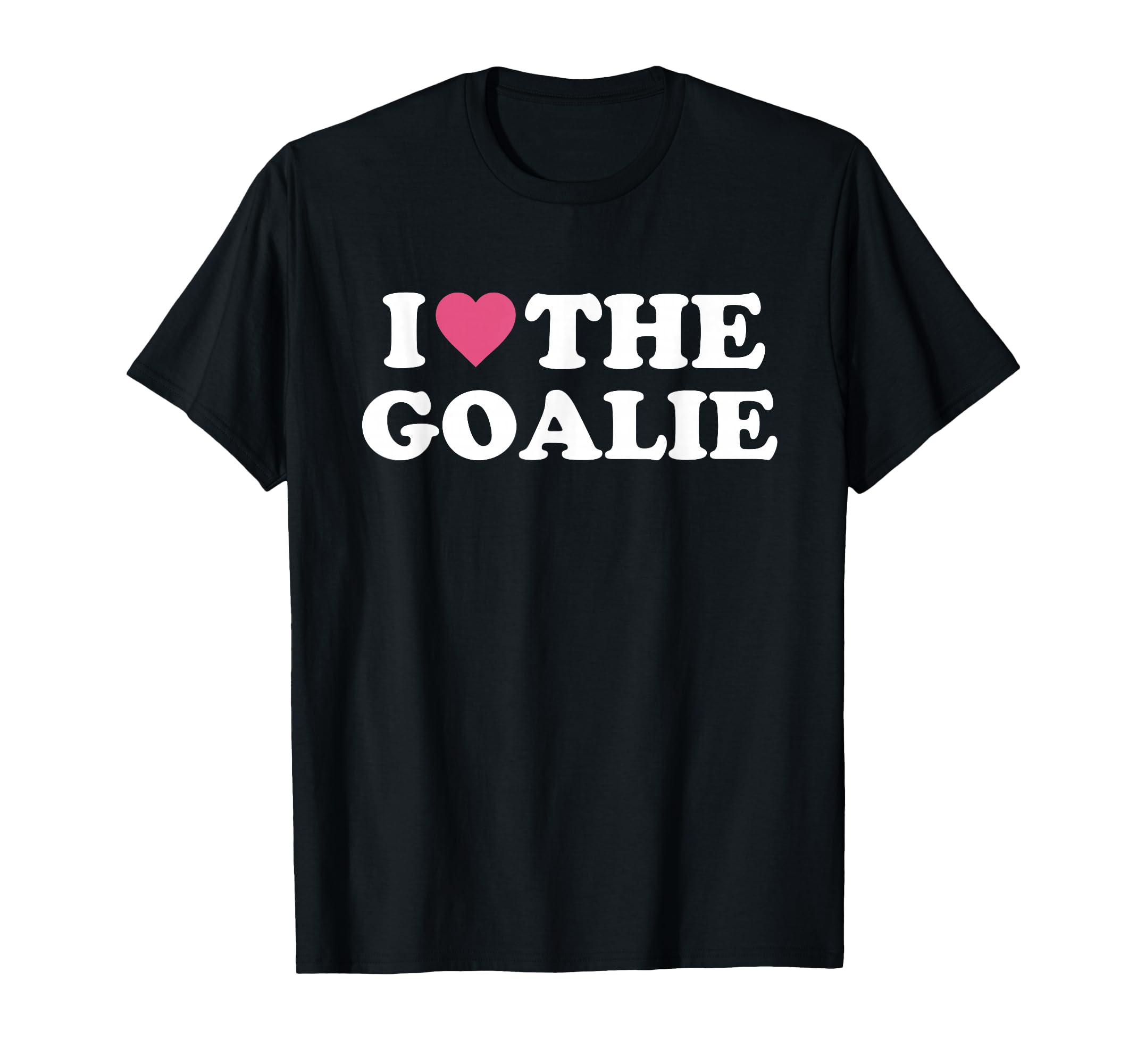 I Love Goalie Soccer Goalie Family Grandma T-Shirt - Graphic Print Unisex