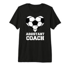 Assistant Soccer Coach Heart T-Shirt - Casual Everyday Wear Men Women