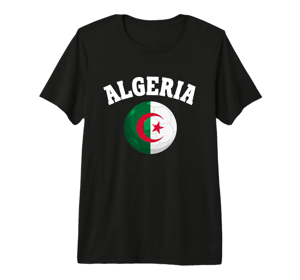 Algeria Soccer Tri Blend T-Shirt - Trendy Graphic Men Women