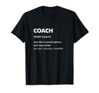 Coach Gifts T Shirts T-Shirt - Custom Art Print for Adults