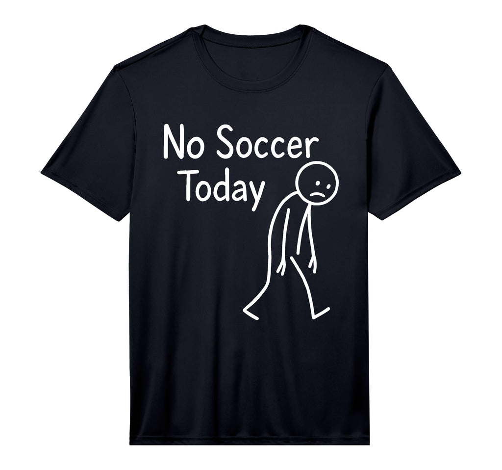 Sad Stick Figure Soccer Lover No T-Shirt - Streetwear Style for Adults