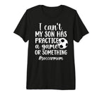 Soccer Mom Soccer Player Mom Funny Soccer T-Shirt - Graphic Print Unisex