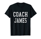 Coach James Custom Football Soccer T-Shirt - Custom Art Print Men Women
