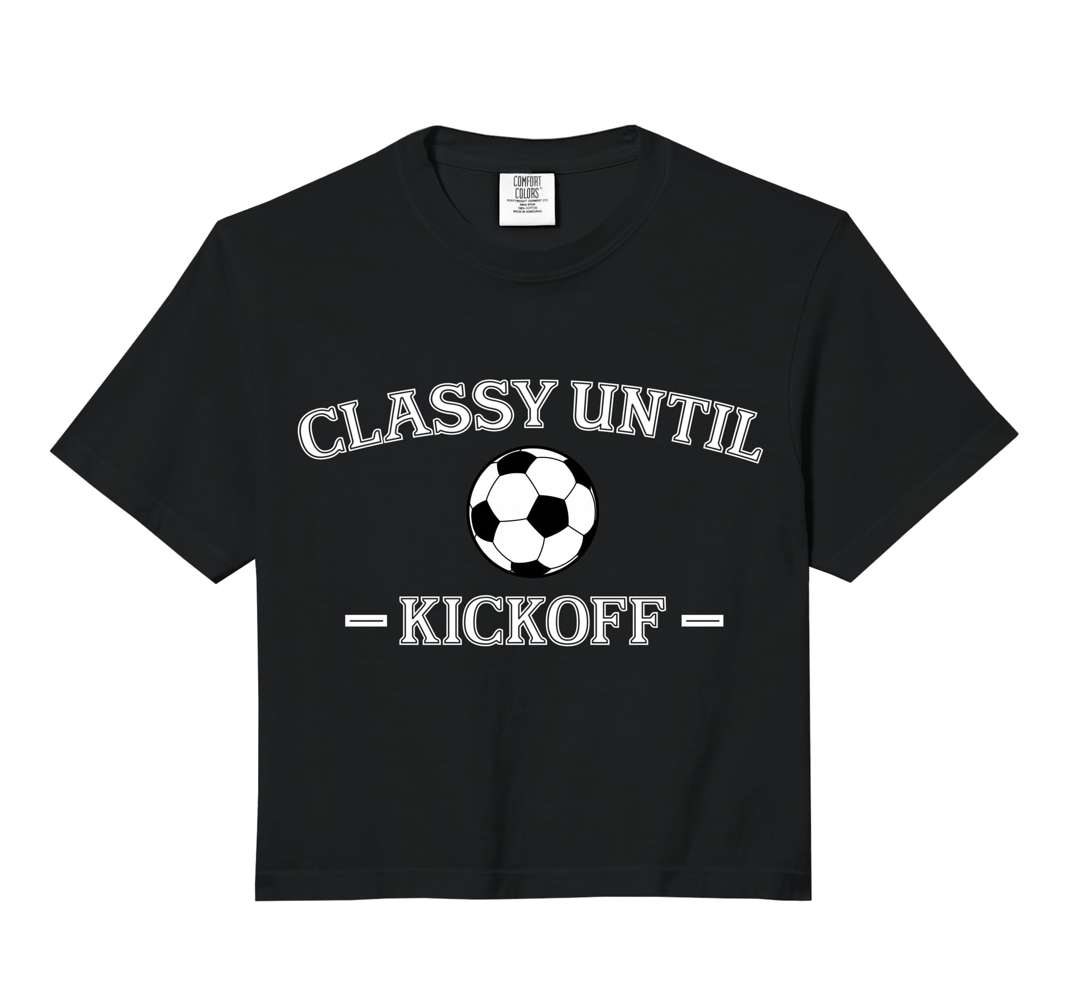 Classy Until Kickoff Soccer Mom Game Hoodie - Aesthetic Graphic Men Women