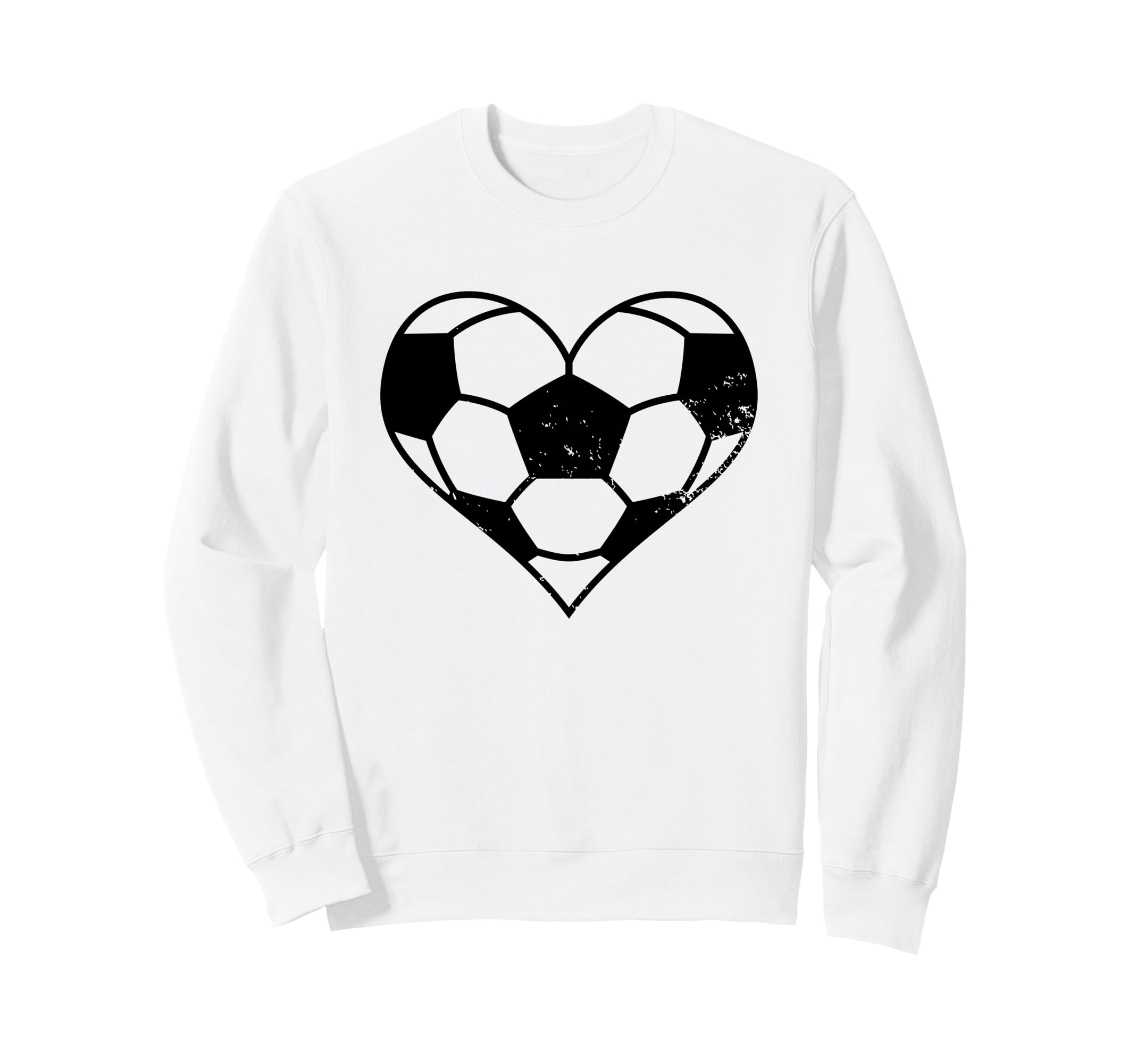 Soccer Heart Funny Soccer Player Mom Sweatshirt - Novelty Apparel Men Women