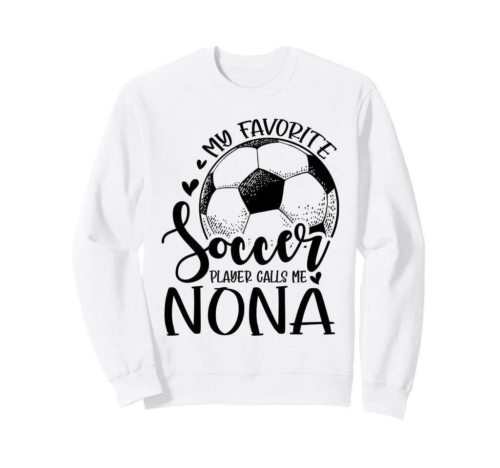My Favorite Soccer Player Calls Me Sweatshirt - Minimalist Print Men Women