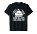 Baseball Assistant Coach Because T-Shirt - Custom Art Print for Adults