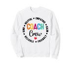 Coach Crew Instructional Coach Sweatshirt - Fun Novelty Design for Adults