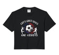 Lifes About Goals And Assists T-Shirt - Casual Everyday Wear for Adults