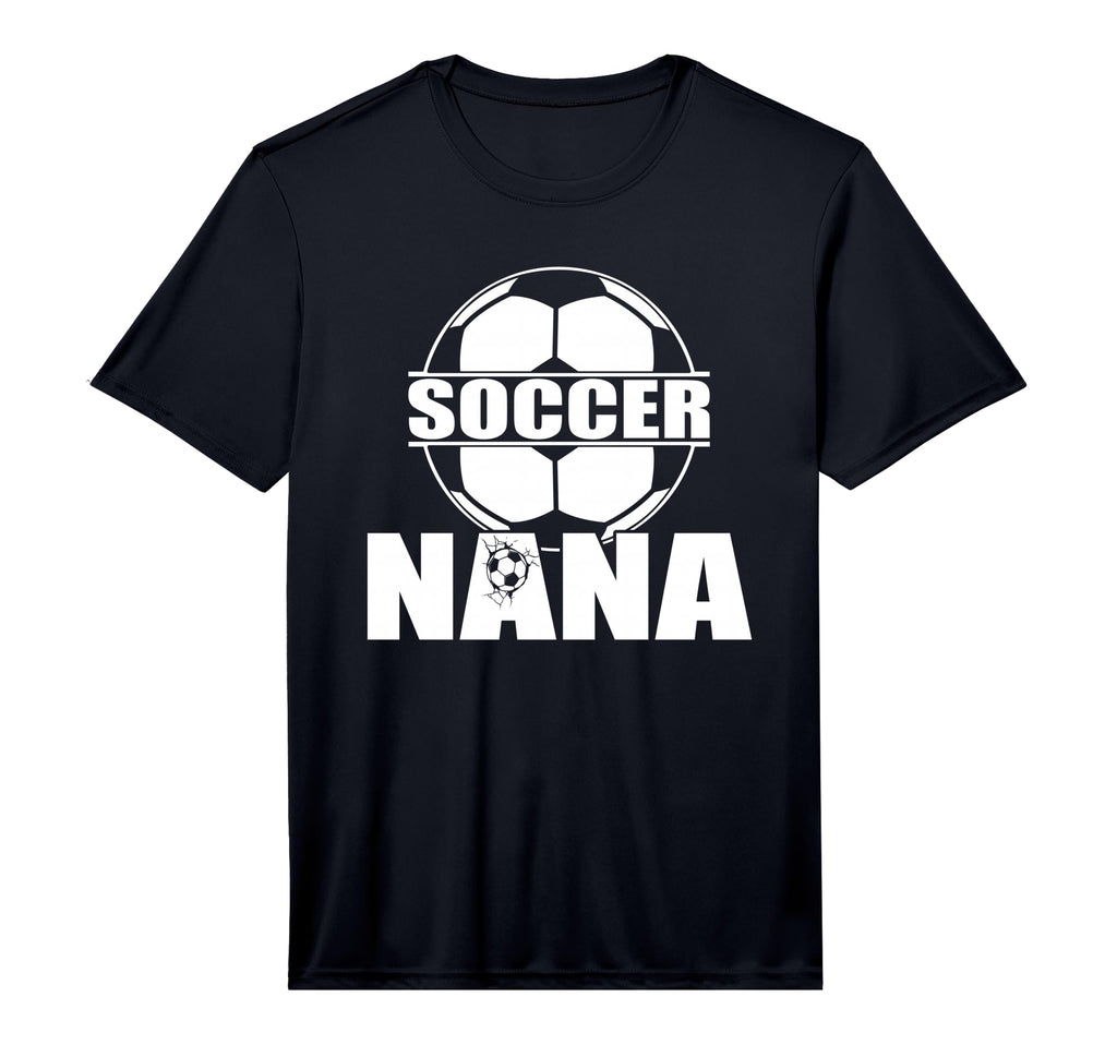 Mens Funny Soccer Nana Soccer Grandma T-Shirt - Novelty Apparel for Adults
