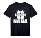 Mens Funny Soccer Nana Soccer Grandma T-Shirt - Novelty Apparel for Adults