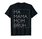 Ma Mama Mom Bruh Mommy Mother Co Sweatshirt - Minimalist Print for Adults