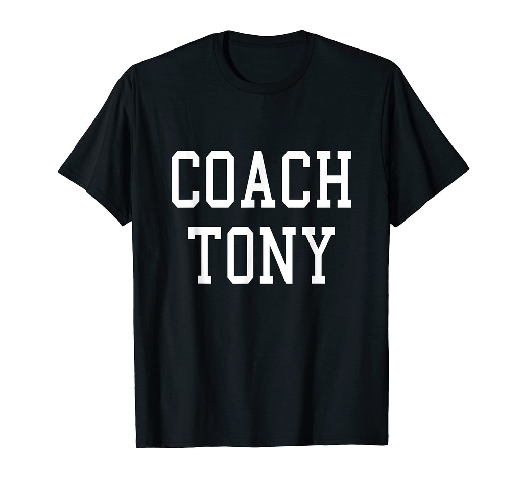 Coach Tony Custom Football Soccer T-Shirt - Aesthetic Graphic for Adults