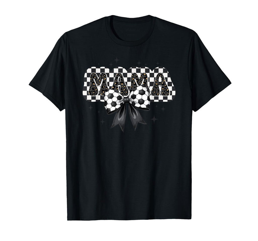 Soccer Mama Bow Mom Mommy Mother Gift Hoodie - Trendy Graphic for Adults