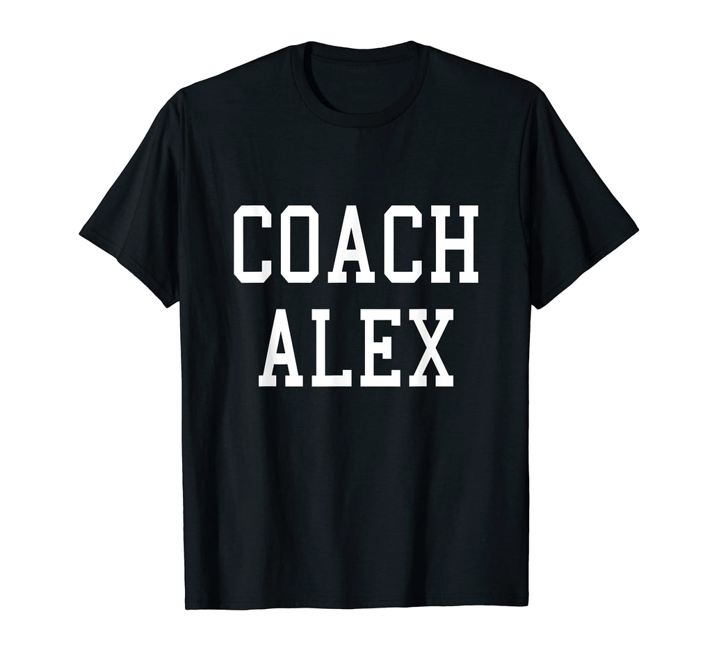 Coach Alex Custom Football Soccer T-Shirt - Casual Everyday Wear Men Women
