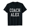 Coach Alex Custom Football Soccer T-Shirt - Casual Everyday Wear Men Women