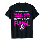 Futsal Soccer Players And Indoor Football T-Shirt - Trendy Graphic Unisex