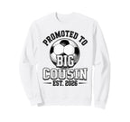 Promoted To Big Cousin Est 2026 Sweatshirt - Aesthetic Graphic for Adults