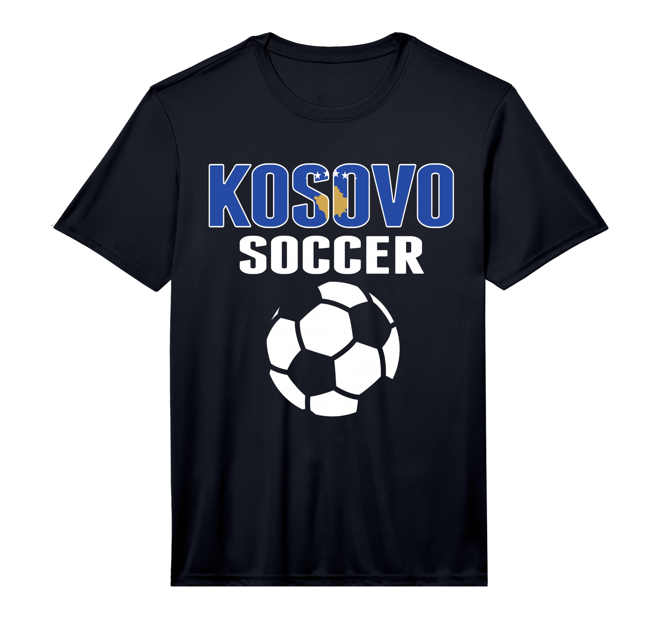 Proud Kosovo Soccer Fans Jersey T-Shirt - Fun Novelty Design Men Women