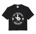Off To Watch Soccer Funny Silly T-Shirt - Aesthetic Graphic for Adults