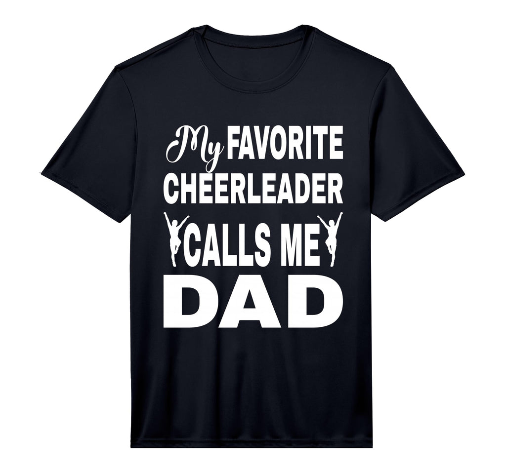 Mens Proud Cheer Dad My Favorite T-Shirt - Casual Everyday Wear Unisex