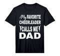Mens Proud Cheer Dad My Favorite T-Shirt - Casual Everyday Wear Unisex