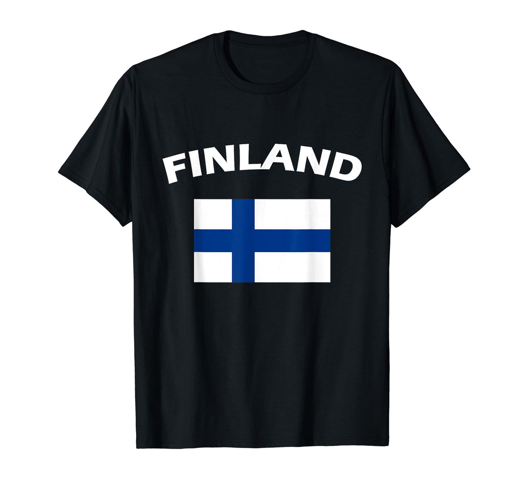 Finland Suomi Finnish Flag Helsinki T-Shirt - Graphic Print for Adults