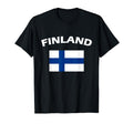 Finland Suomi Finnish Flag Helsinki T-Shirt - Graphic Print for Adults