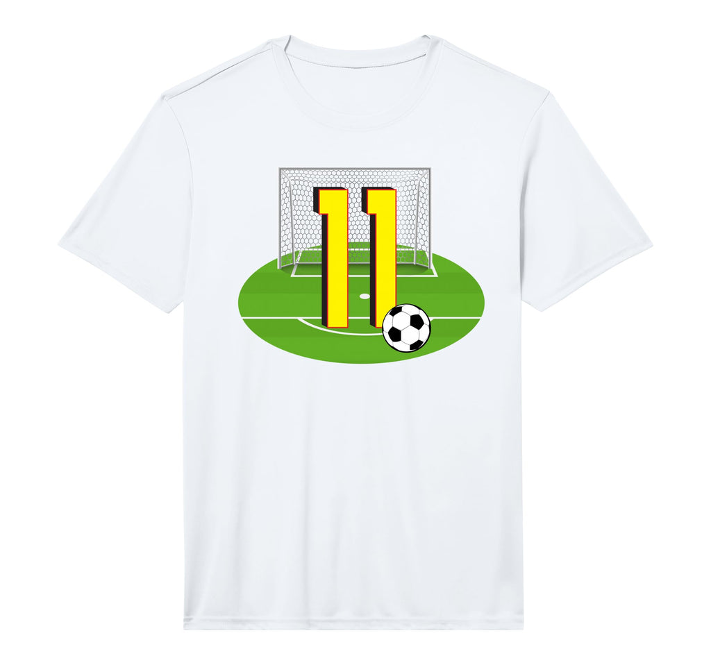 Number 11 11Th Birthday Soccer 11 Years T-Shirt - Streetwear Style Unisex