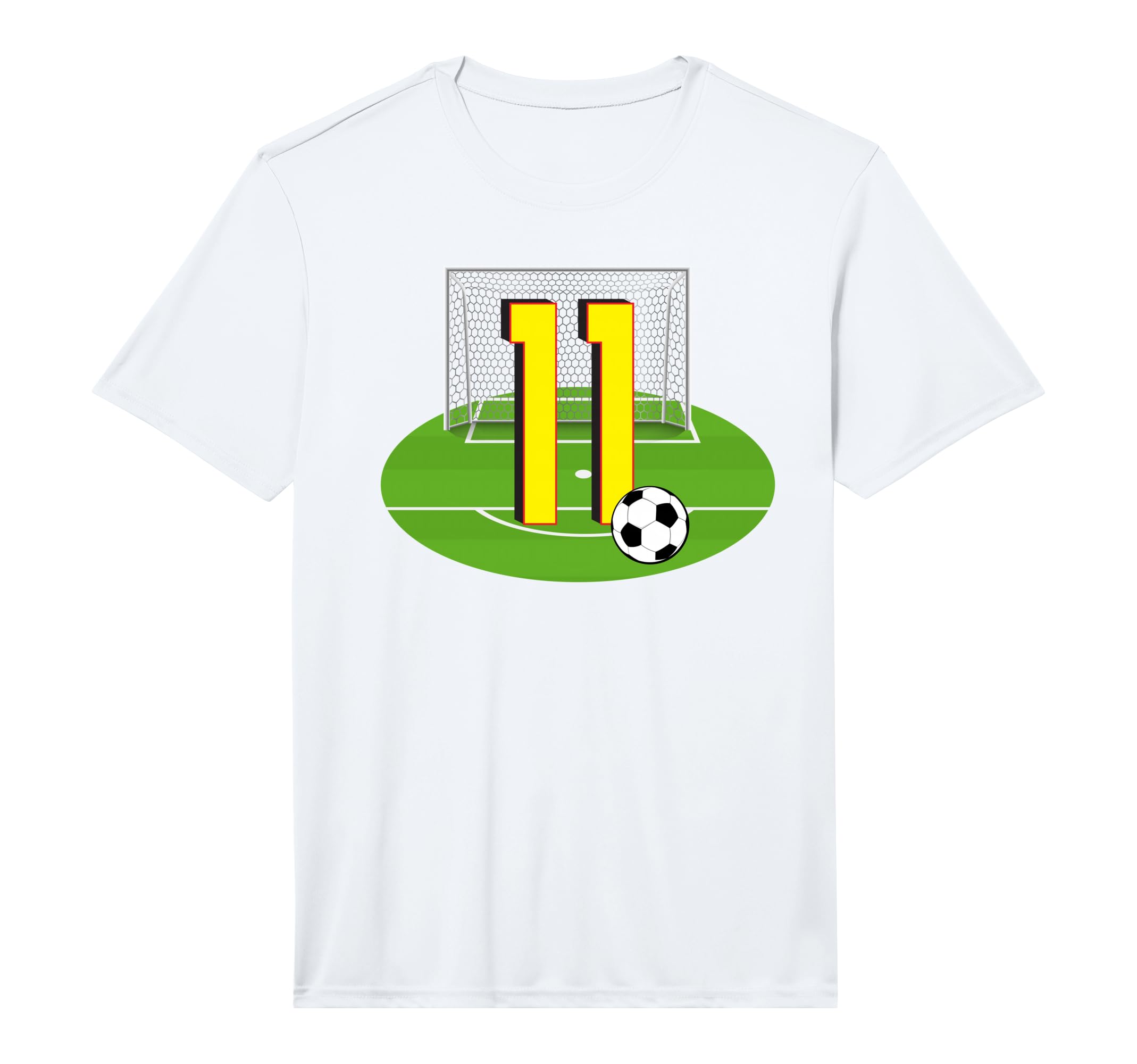 Number 11 11Th Birthday Soccer 11 Years T-Shirt - Streetwear Style Unisex