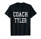 Coach Tyler Custom Football Soccer T-Shirt - Aesthetic Graphic Men Women