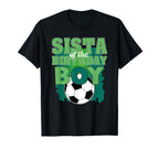 Sista Birthday Soccer Group Family T-Shirt - Aesthetic Graphic Unisex