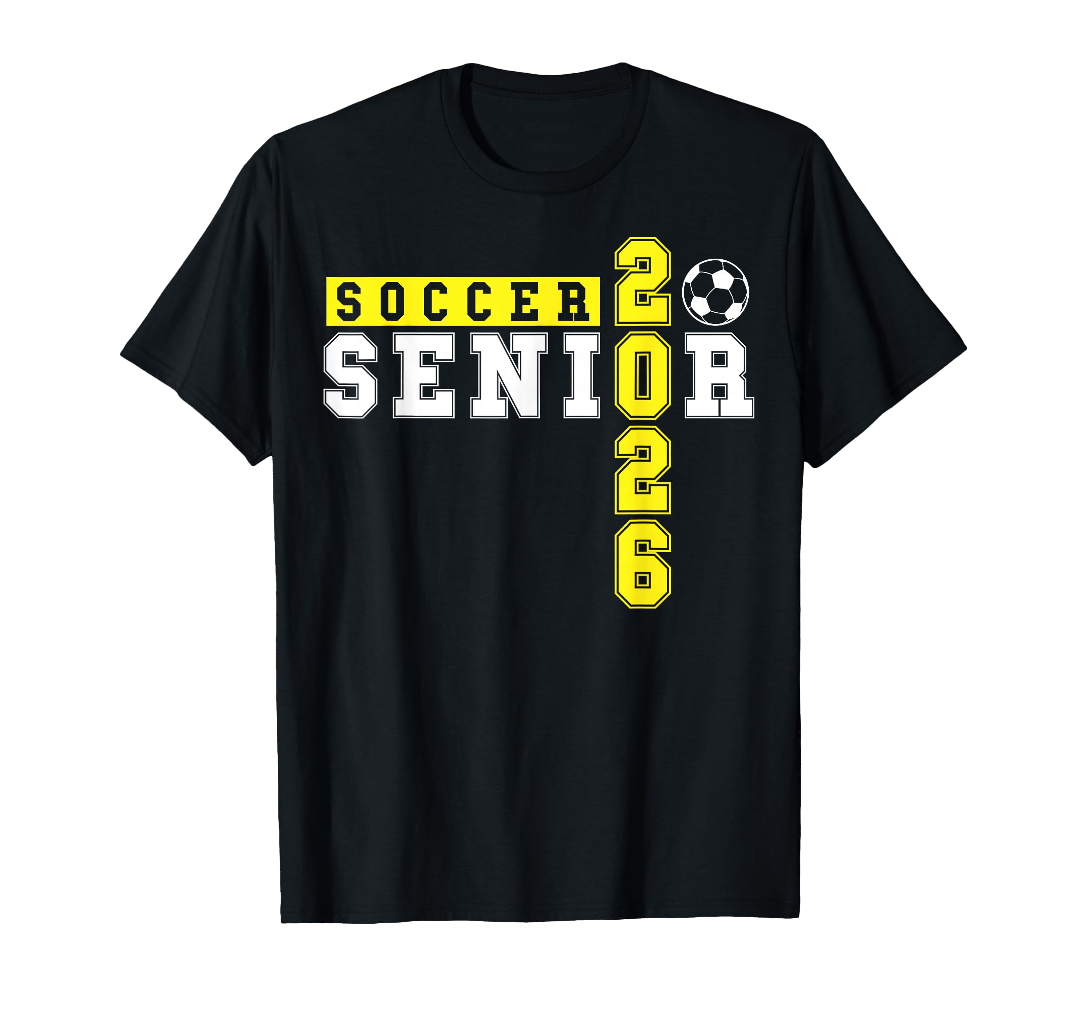 Soccer Senior Night Soccer Senior 2026 T-Shirt - Fun Novelty Design Unisex