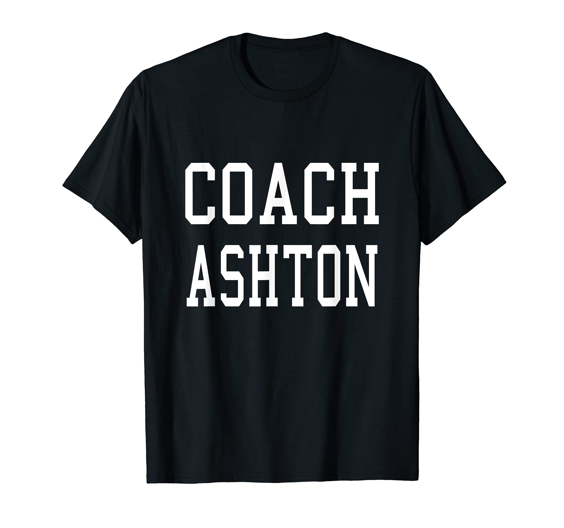 Coach Ashton Custom Football Soccer T-Shirt - Trendy Graphic for Adults