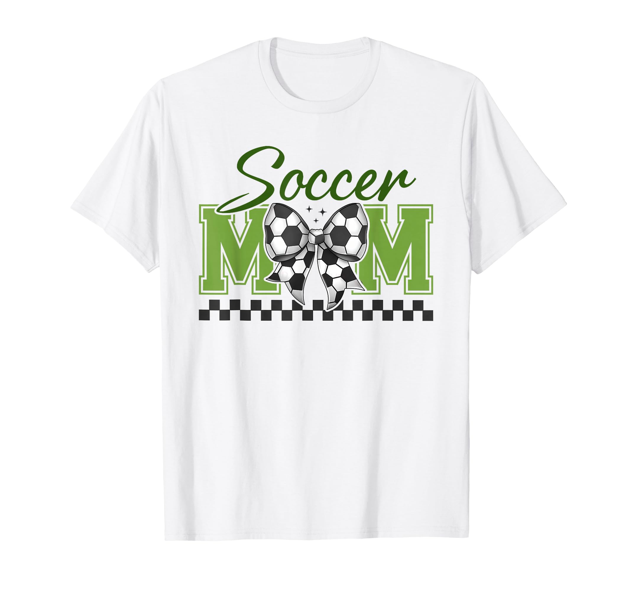 Groovy Soccer Mom Coquette Bow T-Shirt - Casual Everyday Wear Men Women