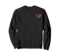 Soccer Player Soccer Heart Soccer Ball Sweatshirt - Novelty Apparel Unisex