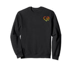 Soccer Player Soccer Heart Soccer Ball Sweatshirt - Novelty Apparel Unisex