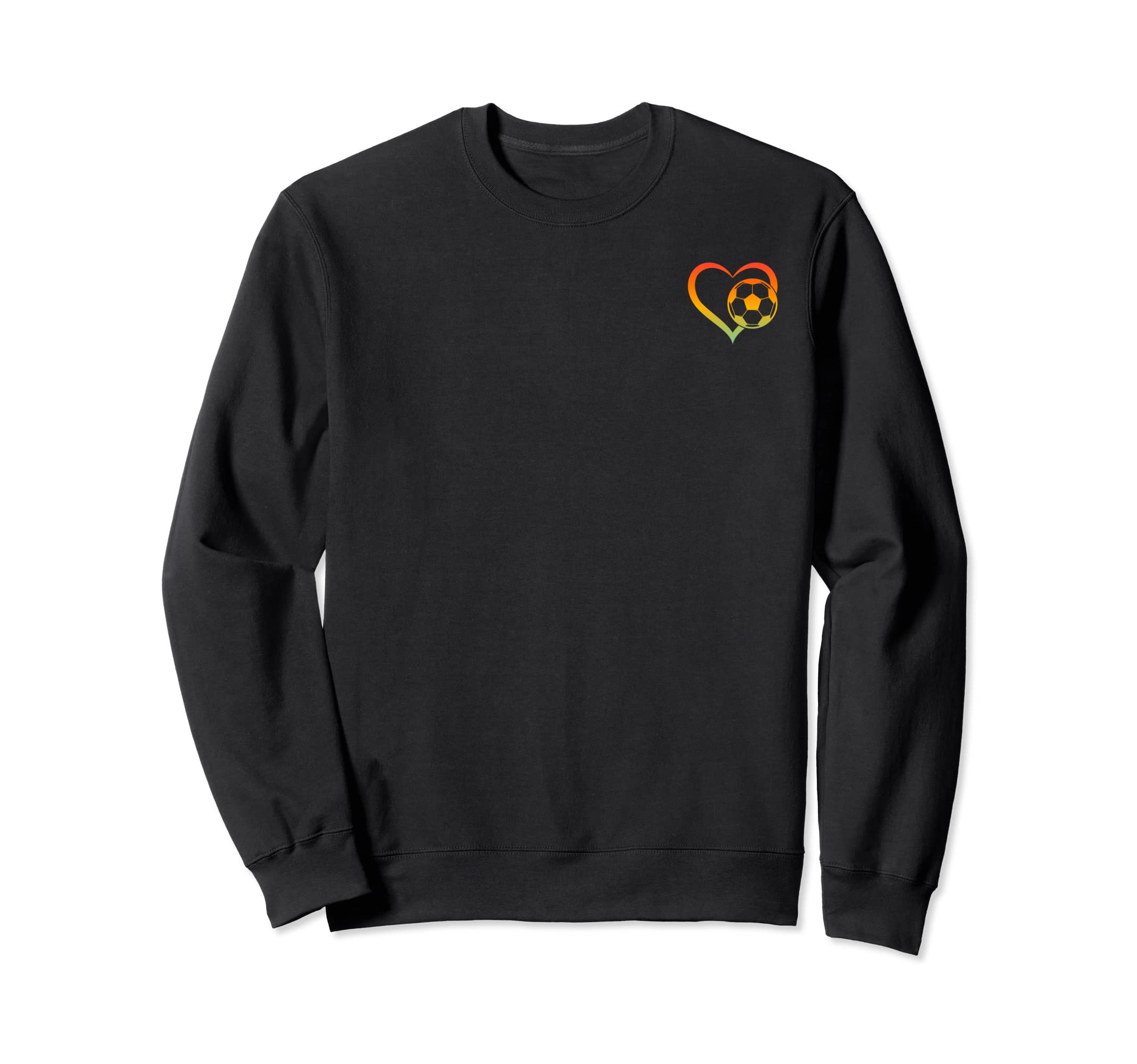 Soccer Player Soccer Heart Soccer Ball Sweatshirt - Novelty Apparel Unisex