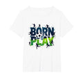 Born To Play Soccer Athlete Passion T-Shirt - Casual Everyday Wear Unisex