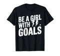 Be Goals Soccer Player Soccer T-Shirt - Graphic Print Unisex