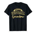 Football Grandma Matching Family T-Shirt - Casual Everyday Wear Men Women