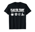 Plan Today Coffee Soccer Beer And T-Shirt - Minimalist Print Men Women