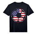 Us Flag Soccer Ball Football 4Th T-Shirt - Fun Novelty Design Men Women