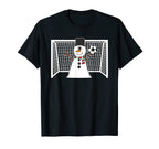 Football Soccer Snowman 2022 T-Shirt - Novelty Apparel for Adults