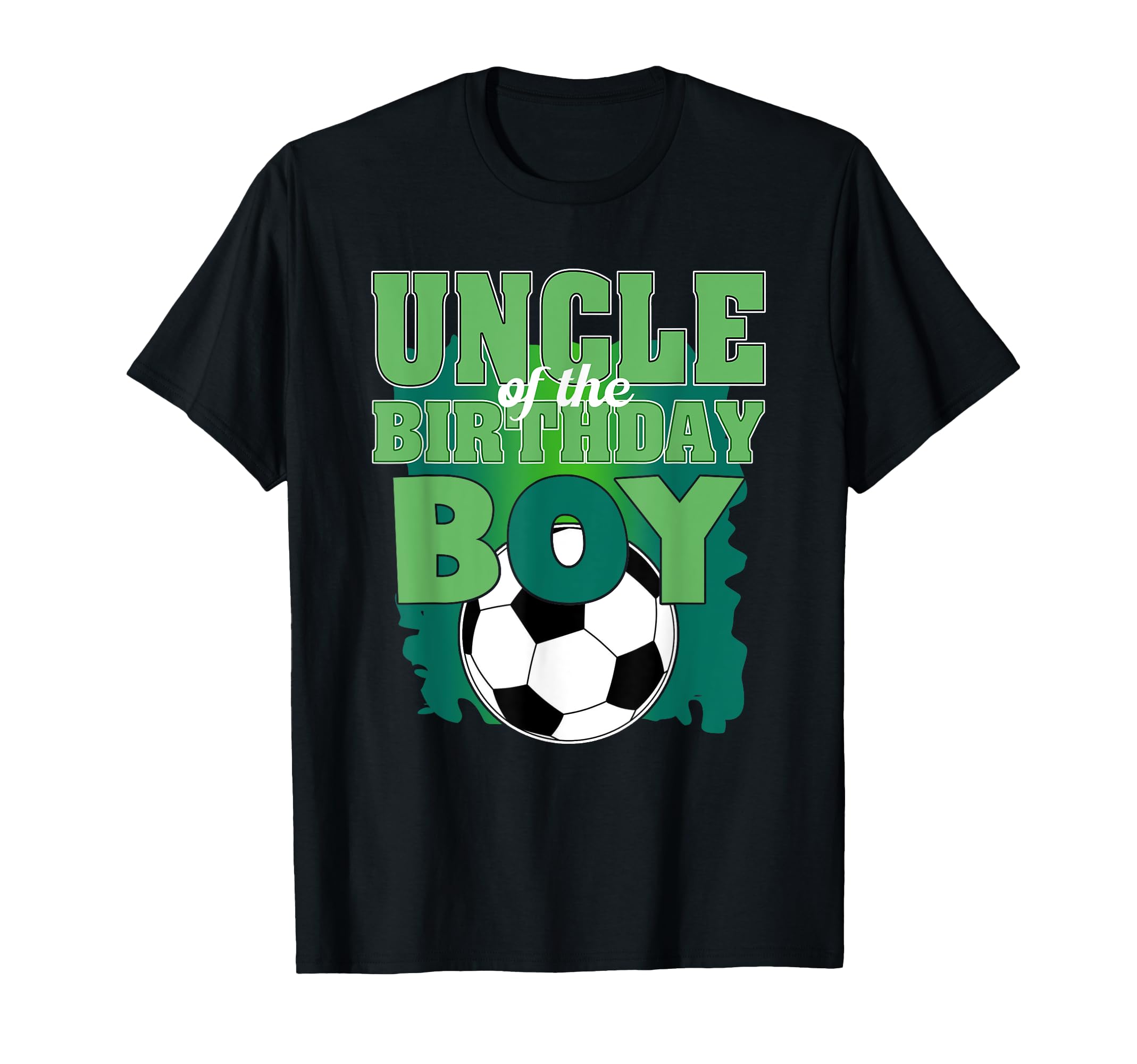 Uncle Birthday Soccer Group Family T-Shirt - Fun Novelty Design for Adults