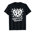 Soccer Is My Valentine Funny Love T-Shirt - Casual Everyday Wear Men Women